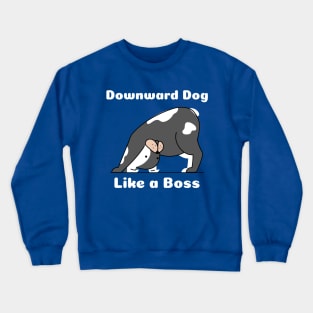 Funny Yoga | Downward Dog Like A Boss Crewneck Sweatshirt